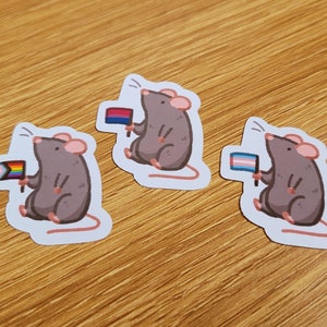 Pride Rat Stickers