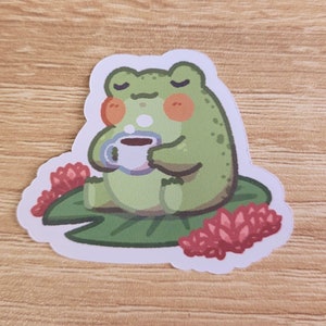 Little Relaxing Froggy Sticker