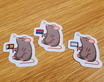 Pride Rat Stickers