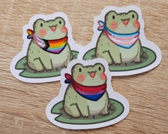 Pride Frog Stickers