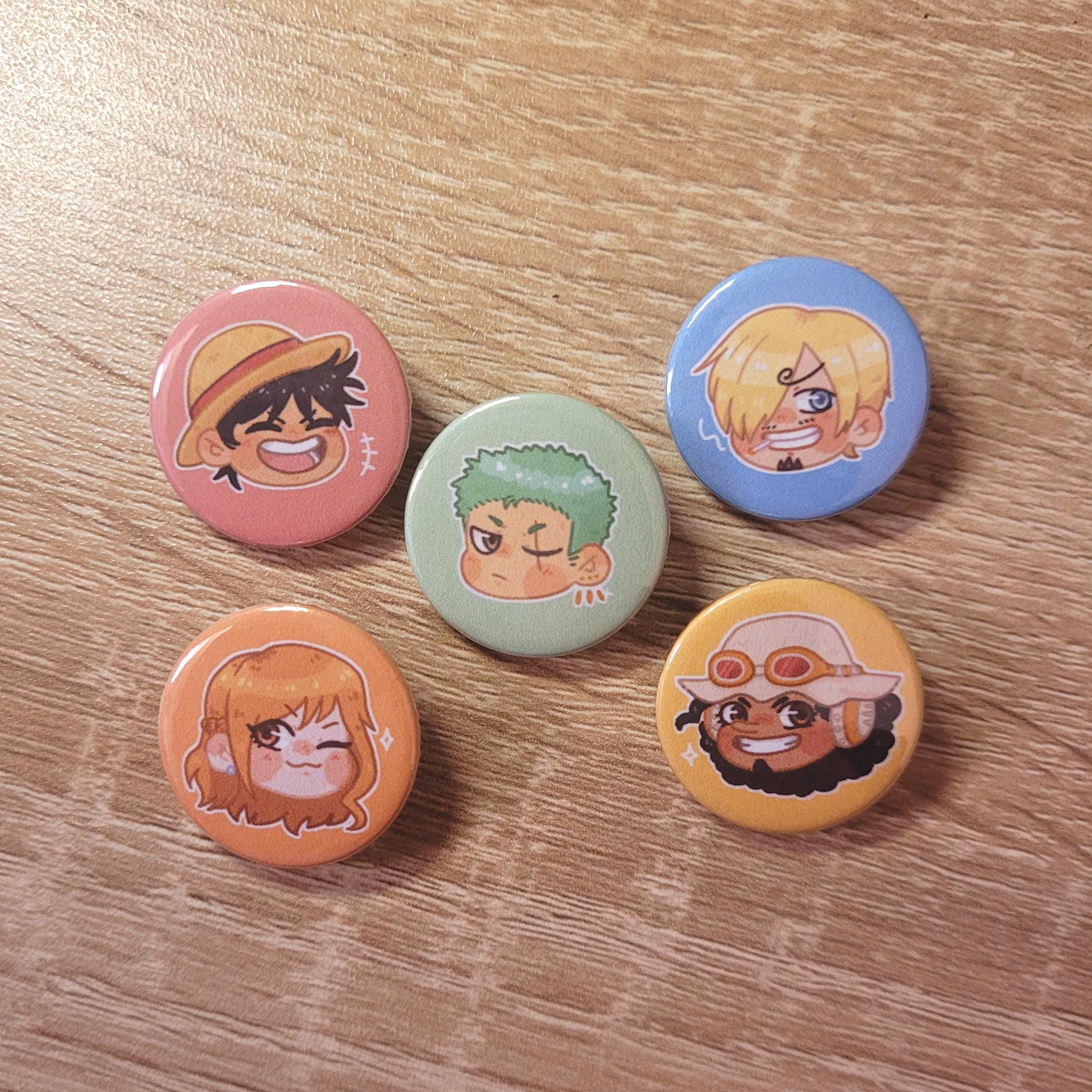 One Piece Zoro Button - Etsy