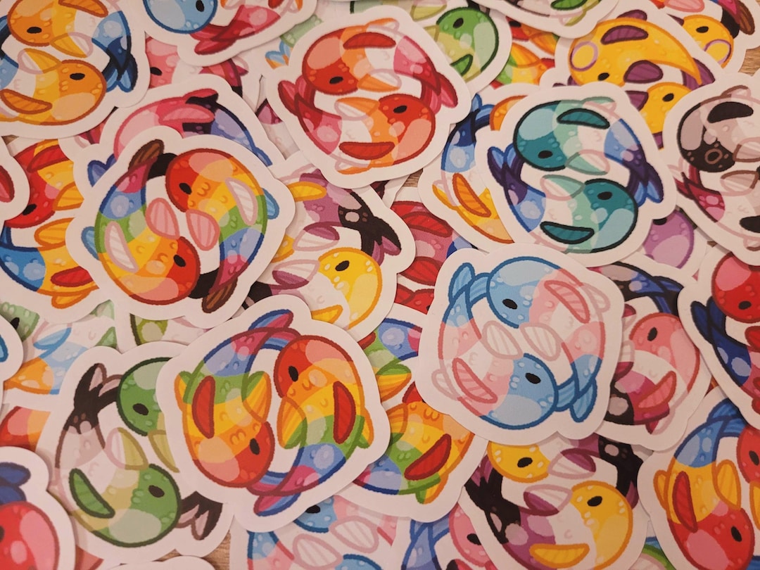 Pride Koi Fish Stickers SINGLE FLAG - Etsy