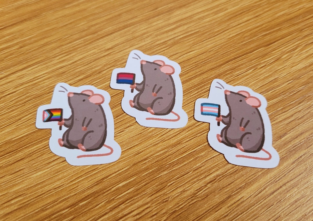 Pride Rat Stickers - Etsy