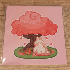 Little Bunny Picnic Print