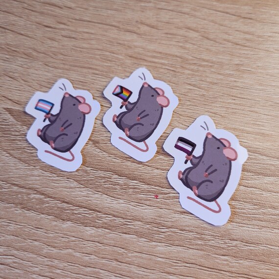 Pride Rat Stickers - Etsy