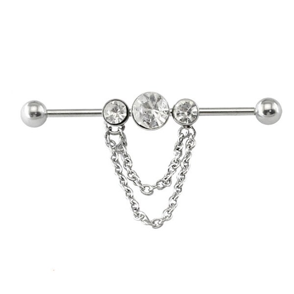 Industrial Barbell With Chain Etsy