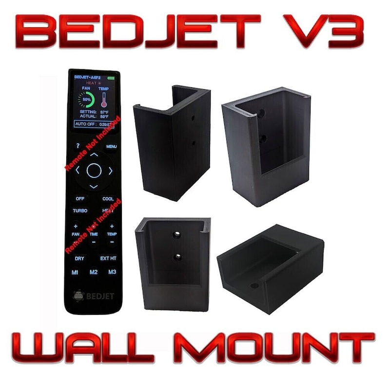 BEDJET 3 V2 Accessories Hose Mattress Brackets and Extenders Remote Holder Remote Holder