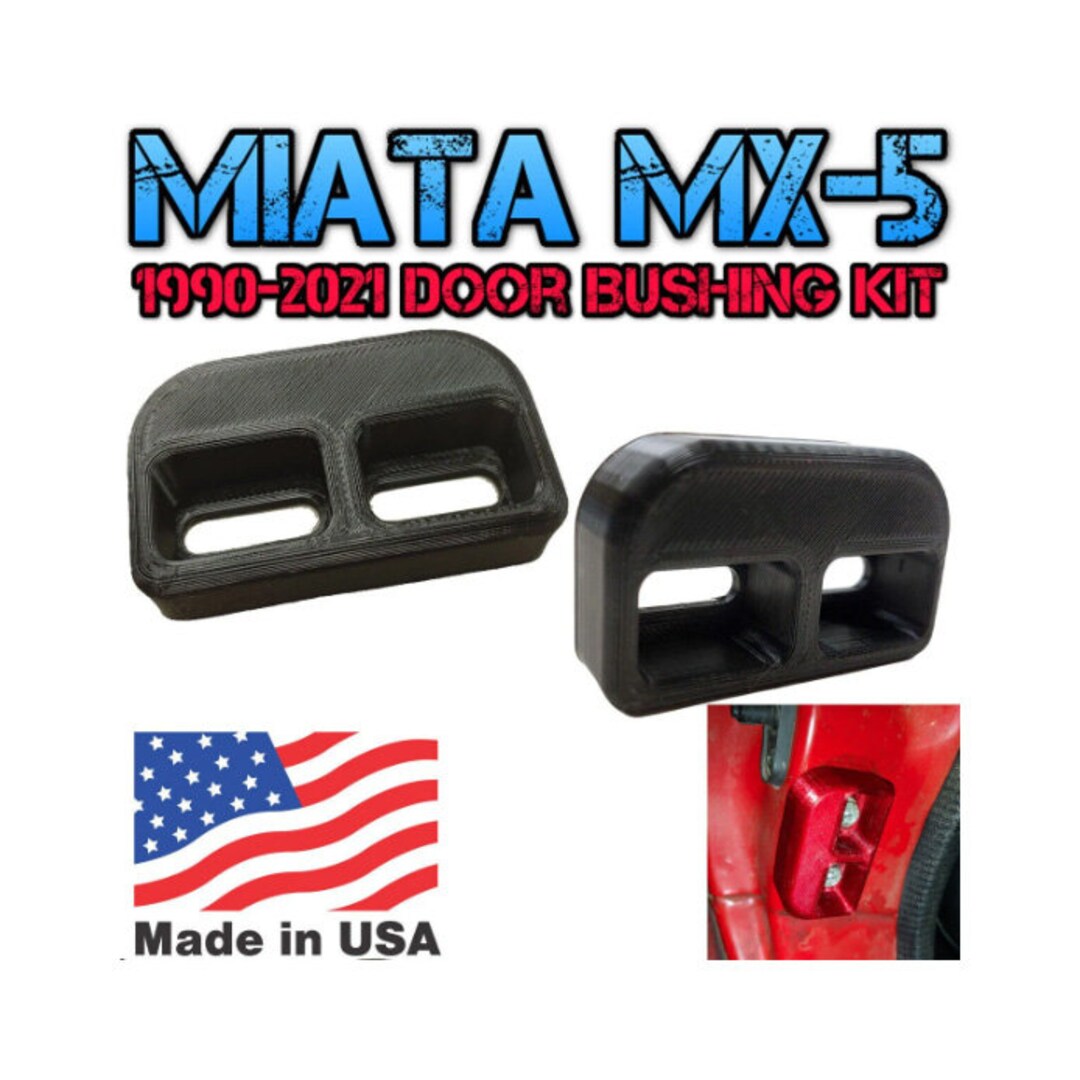 Headlights For Mazda MX-5 Miata Mazda Miata MX-5 Door Bushing Kit - Polymer Bushings Pair For 1990-2021 Models (Apollo Manufacturing) Cooling Fans & Kits For Mazda MX-5 Miata - Foto 8