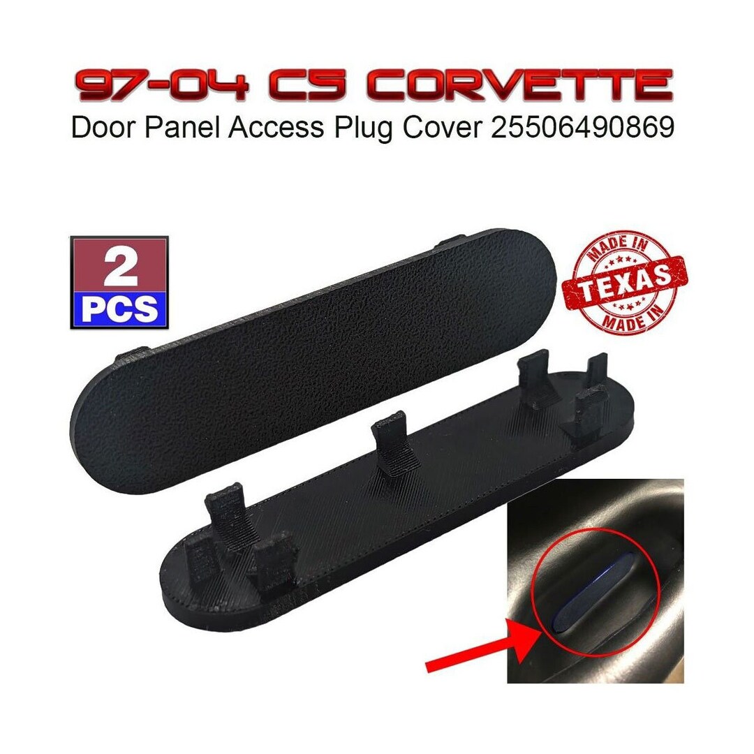 9704 C5 Corvette Door Panel Access Plug Cover Pair Strong Etsy