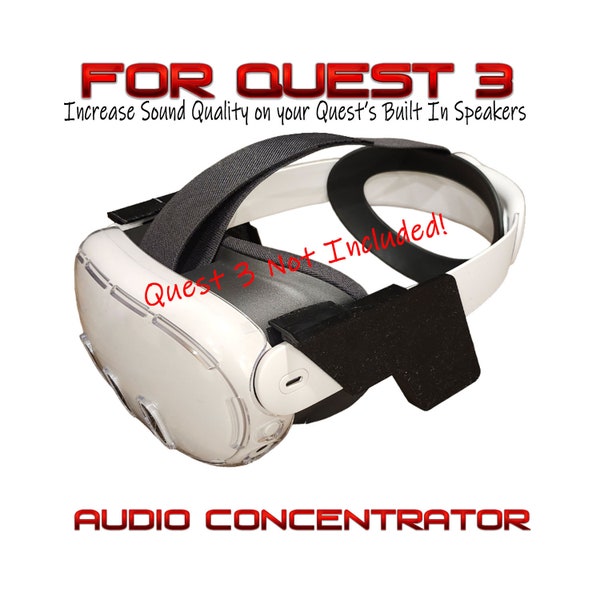 for Meta Quest 3 Audio Concentrator Increase Sound Quality and Bass Reponse