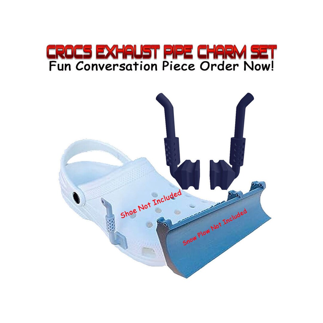 Crocs Exhaust Pipe Set Handmade Croc Charm Etsy