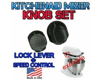 Lock and Speed Knob parts for KitchenAid Stand Mixer Aftermarket Part Black