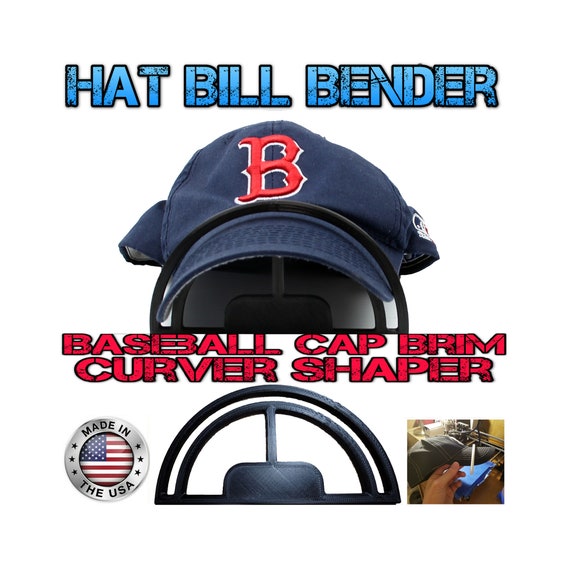 Baseball Hat Shaper Brim Hat Bender Cap Brim Shaper Curver Black - New