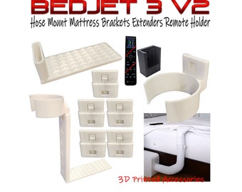 BEDJET 3 V2 Accessories Hose Mattress Brackets and Extenders Remote Holder