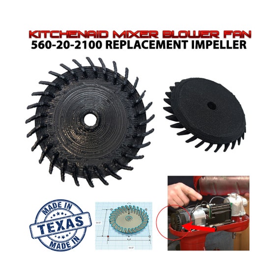 KITCHENAID 560-20-2100 Aftermarket Replacement Cooling Fan Impeller 