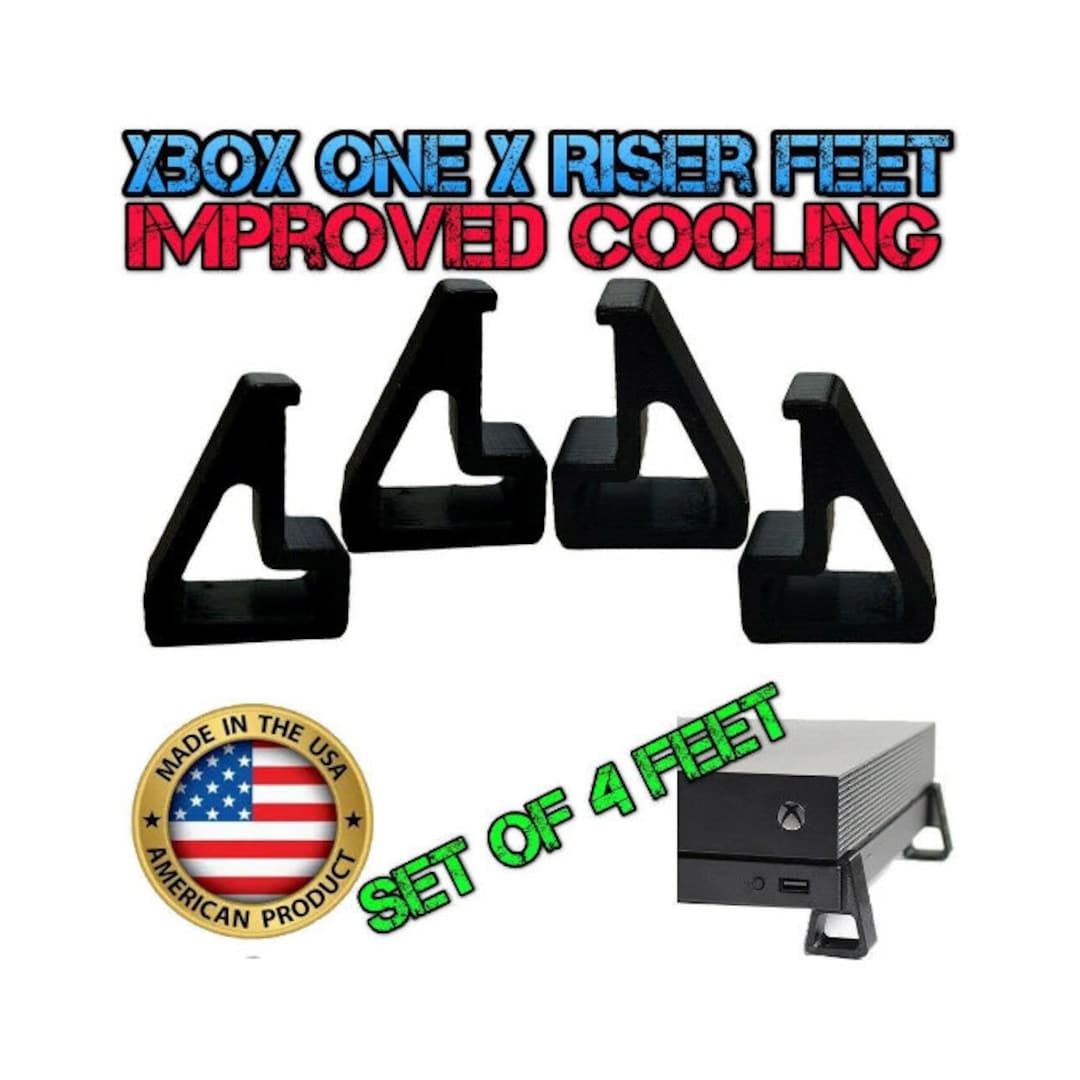 Xbox One X Riser Feet Stand Improved Cooling 3D Printed - Etsy