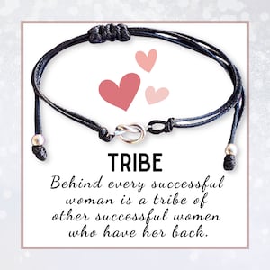 Girl gang bracelets, Girl tribe bracelet for women friendship, Love knot jewelry, Bride squad gifts, Best friend jewelry, Maid of honor