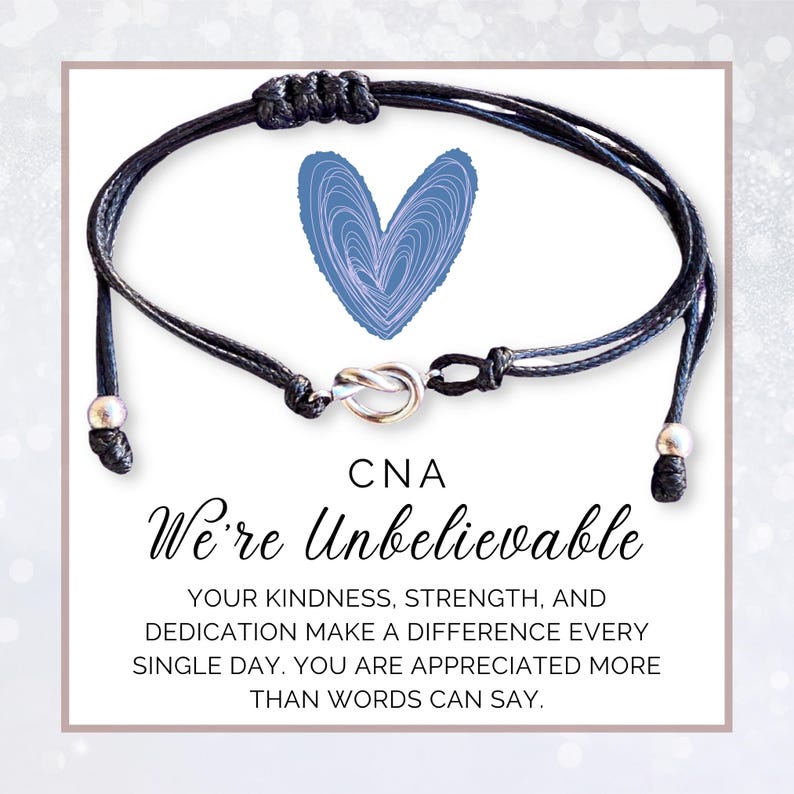 CNA Gifts for Women, Certified Nursing Assistant Bracelet, We’re ...