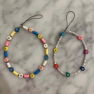 Flower phone charm collection