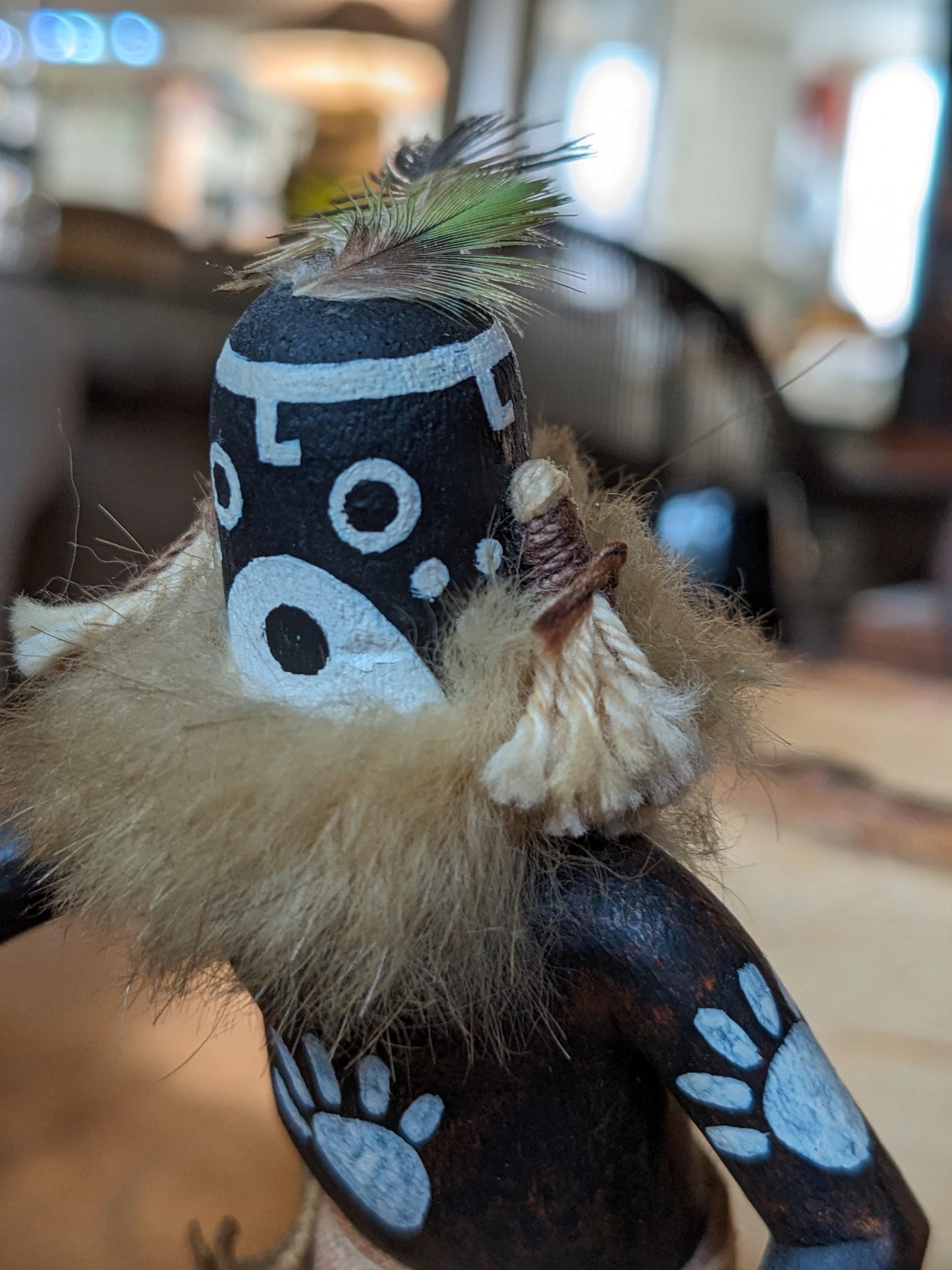 Vintage Hopi Wooden Kachina Katsina Doll Artist Bonnie Sahmie c. 1980