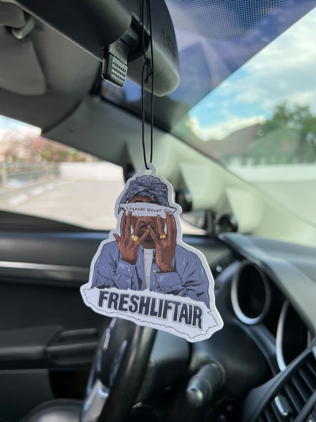 Tupac Rapper Car Air Freshener Etsy