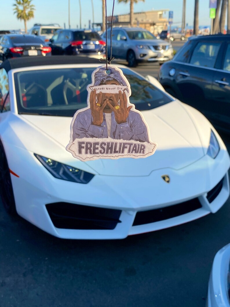 Tupac Rapper Car Air Freshener Etsy