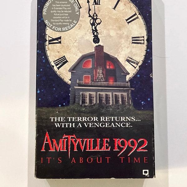 Amityville 1992: It's About Time - Rare Promotional VHS (Promo Copy)