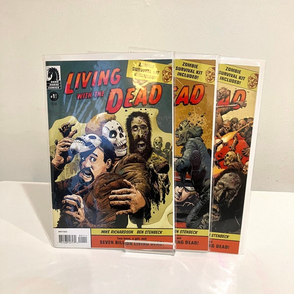 Living With The Dead 1-3 - Complete Series - Dark Horse Comics - Zombie Comic Book
