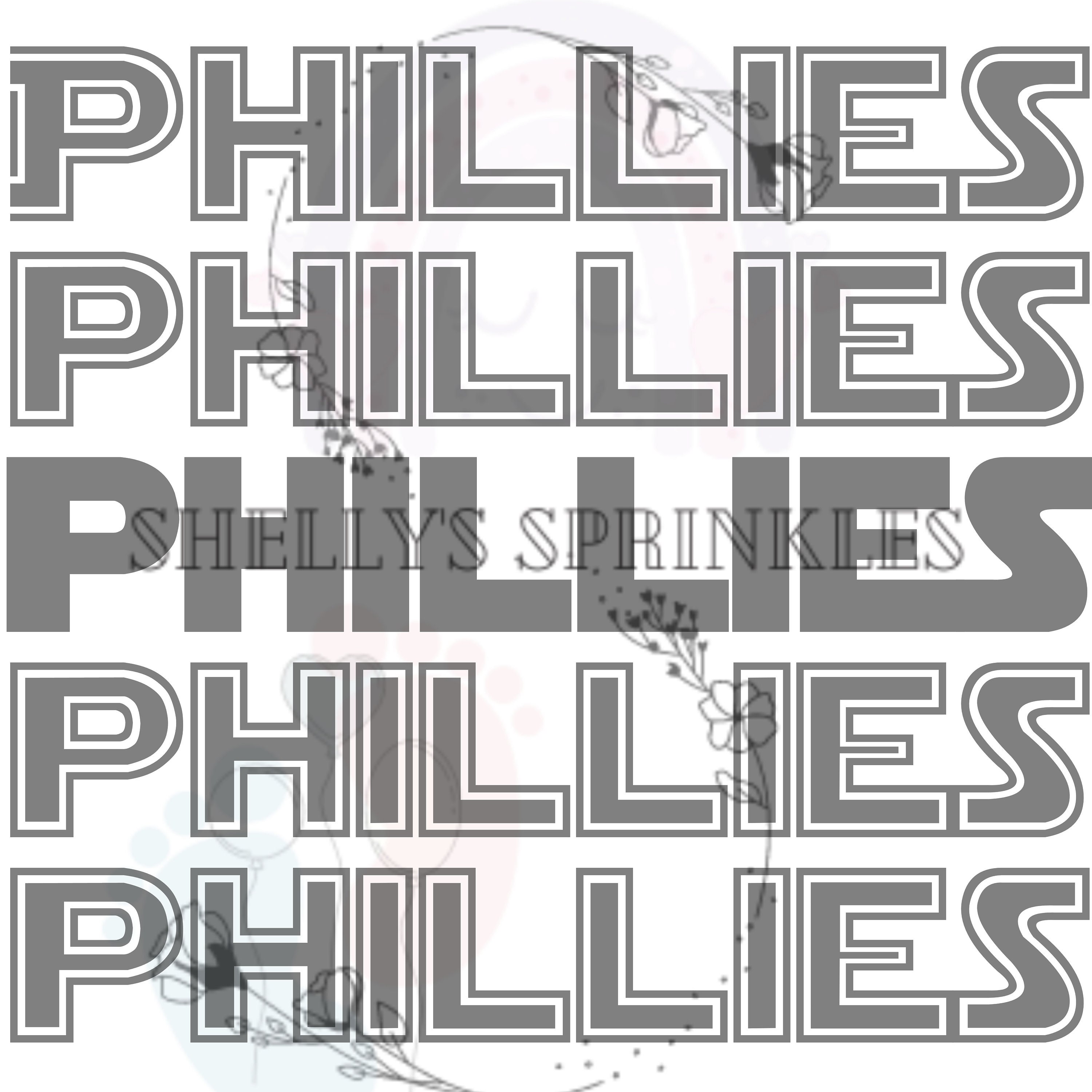 Phillies SVG, Phillies PNG, Phillies Svg and Png - Etsy