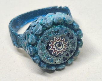 Very Rare Ancient Bronze Antique Viking Ring Authentic Artifact Very Stunning