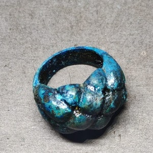 Rare Extremely Ancient Old Antique Roman Ring Bronze Artifact Authentic ...