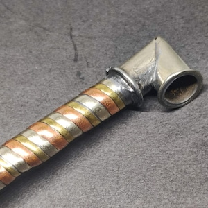Rare Ancient Pipe MOROCCAN SEBSI Tobacco Bronze  Color Casting Smoking Art & Collectibles Quality museum