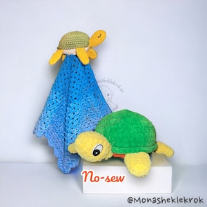 Sunny La tortue, motif 2 en 1 sans couture