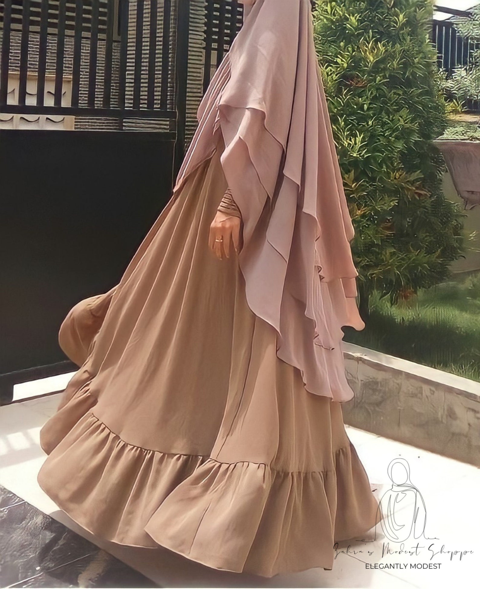 short khimar hijab