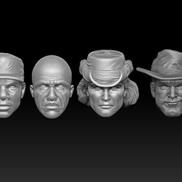 Modèle d'impression 3D Predator Actors 1/12 Fan Art personnalisé (sculpture de tête imprimée en 3D inachevée)