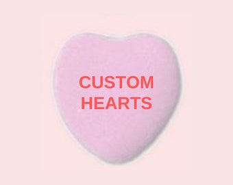 personalised candy hearts