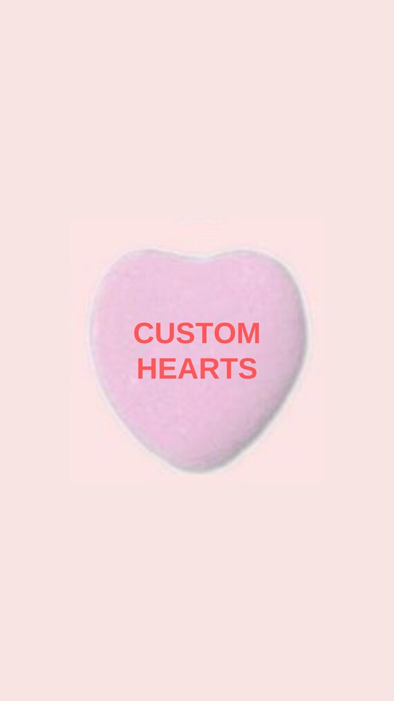 personalized candy hearts