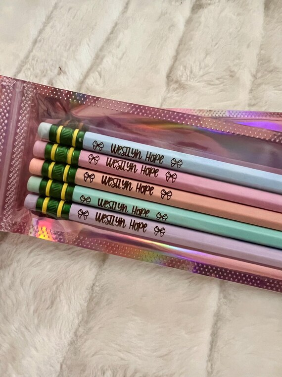 Matite Ticonderoga con incisione del nome – Regalo personalizzato per insegnanti, per il ritorno a scuola - Italia