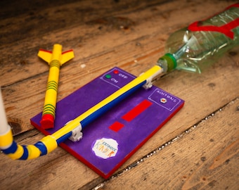 Compressed air rocket kit - learn pneumatics in a playful way