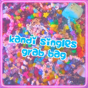 Kandi bracelet mystery grab bag random assorted kandi bracelets party favors stocking stuffers gifts for friends rave plur jewelry