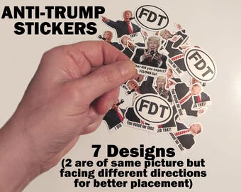 Hice esas pegatinas de Trump Hice esas pegatinas Paquete de pegatinas anti-Trump pegatina troquelada demócrata resistir activismo político arancel pegatina de vinilo