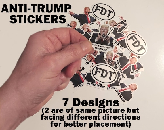 I did that trump stickers I did that stickers Anti Trump sticker pack diecut sticker democrat resist political activism tariff vinyl sticker