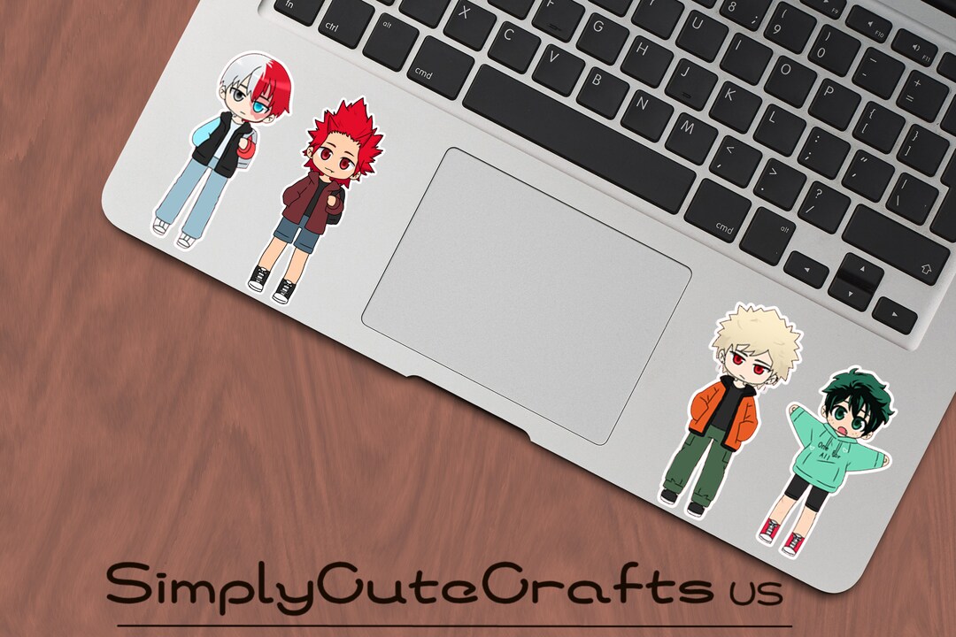 Anime Stickers Cute Class 1-A Anime Laptop Vinyl Stickers Notebook ...