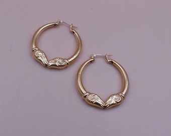 Napier Hoop Earrings - Etsy