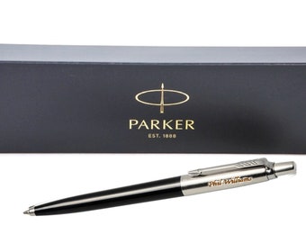 Personalised Parker Jotter Ball Pen Black