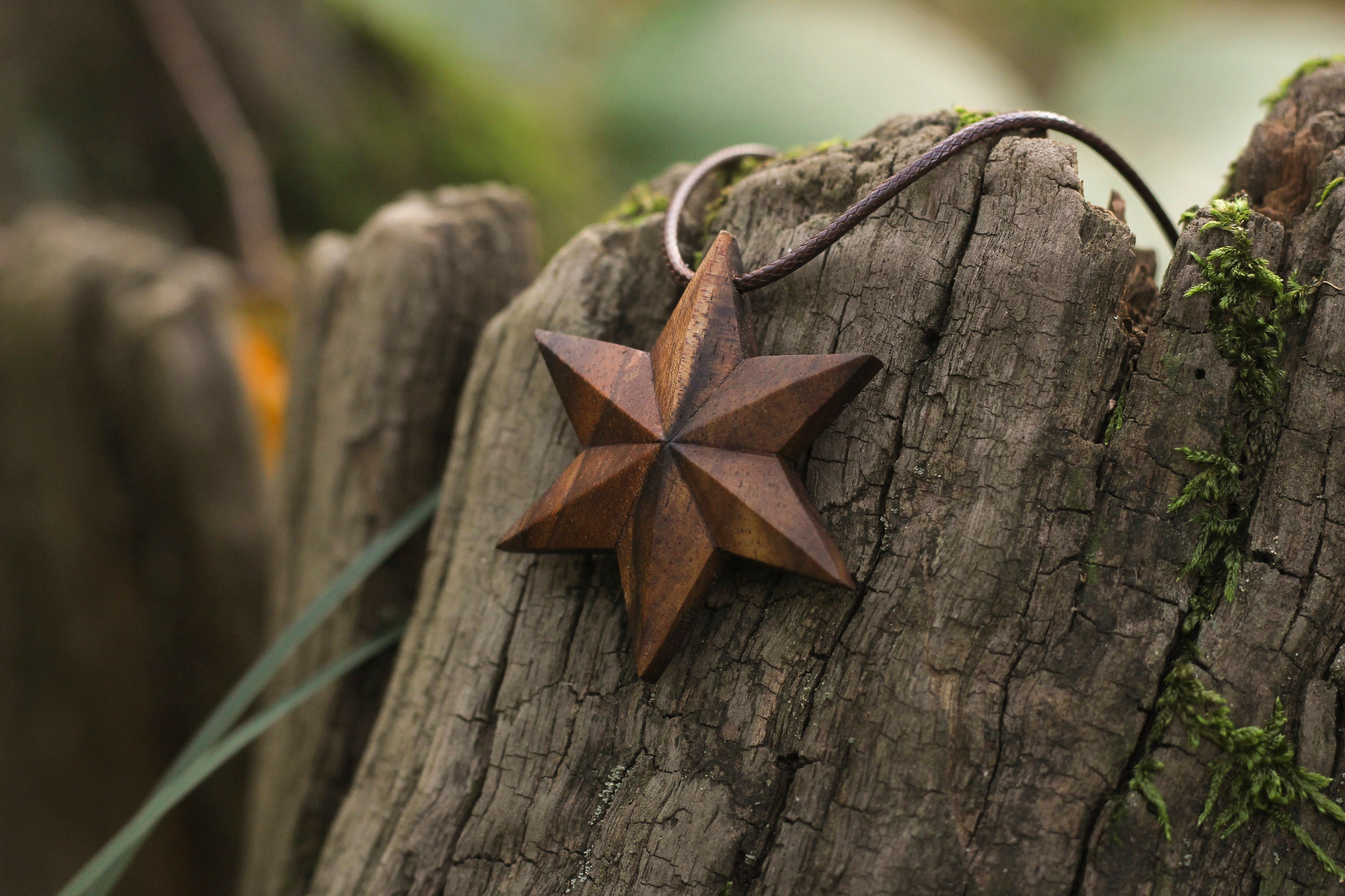 【YEGG】Wood star necklace Wooden Star Necklace - Etsy Canada