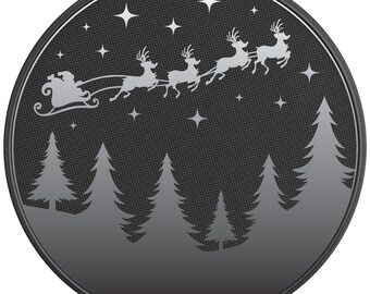 Santa I Can Explain Spare Tire Cover - Fits Jeep Wrangler, Fits Ford Bronco, RV, Camper, Trailer, Any SUV