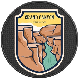 Grand Canyon National Park Spare Tire Cover-All Tire Sizes Available-Made in USA-Full Color Print-Backup Camera Option Available