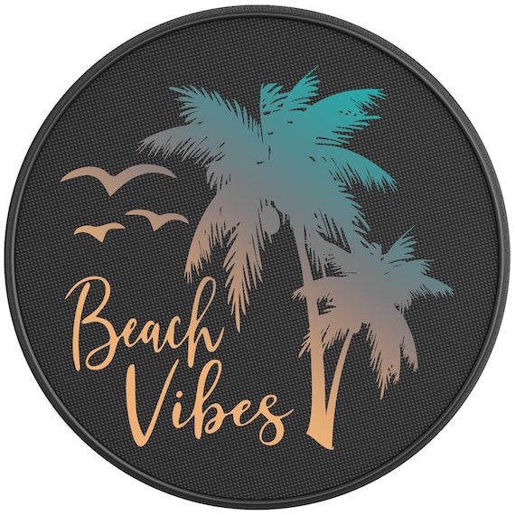 Beach Vibes Palm Tree Jeep Spare Tire Cover Fits Jeep Etsy