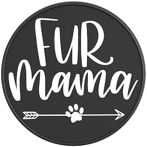 Fur Mama Spare Tire Cover-Fits Jeep Wrangler, Ford Bronco, Rv, Camper, Trailer & Any Suv